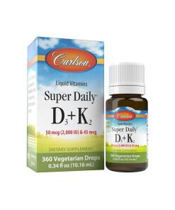 Carlson Labs - Super Daily D3 + K2