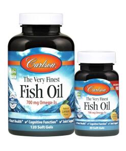 Carlson Labs - The Very Finest Fish Oil - 700mg Omega-3s