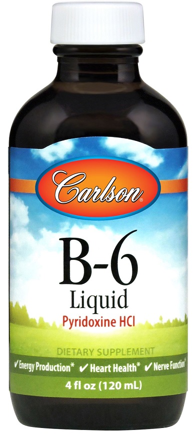 Carlson Labs - Vitamin B-6 - Pyridoxine HCl - 120 ml.