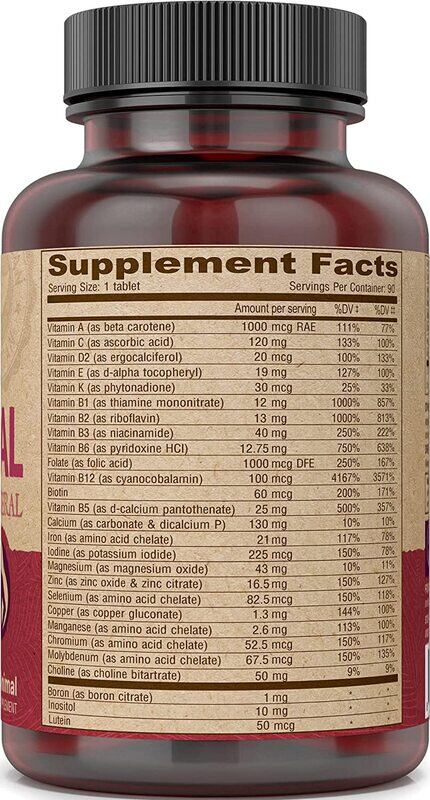 Complément alimentaire prénatal multivitaminé et minéral Deva Vegan - 90 comprimés – Image 3