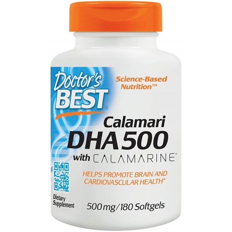 Doctor's Best - Calamari dha 500 med calamarin