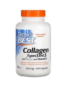 Doctor's Best - Collagen Types 1 and 3 with Peptan and Vitamin C