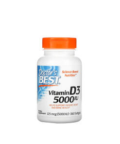 Doctor's Best - Doctor's Best - Vitamin D3 5000 IU (360 Softgels)