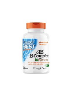 Doctor's Best - Fully Active B-Complex with Quatrefolic - 30 vcaps