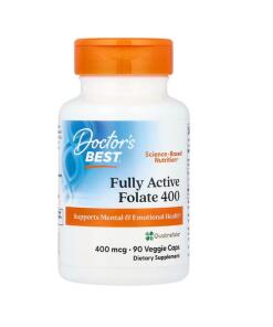 Doctor's Best - Fully Active Folate 400 with Quatrefolic