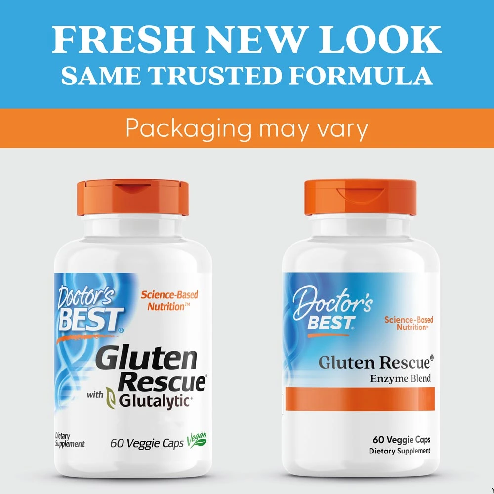 Gluten Rescue avec Glutalytic - 60 vcaps – Image 5