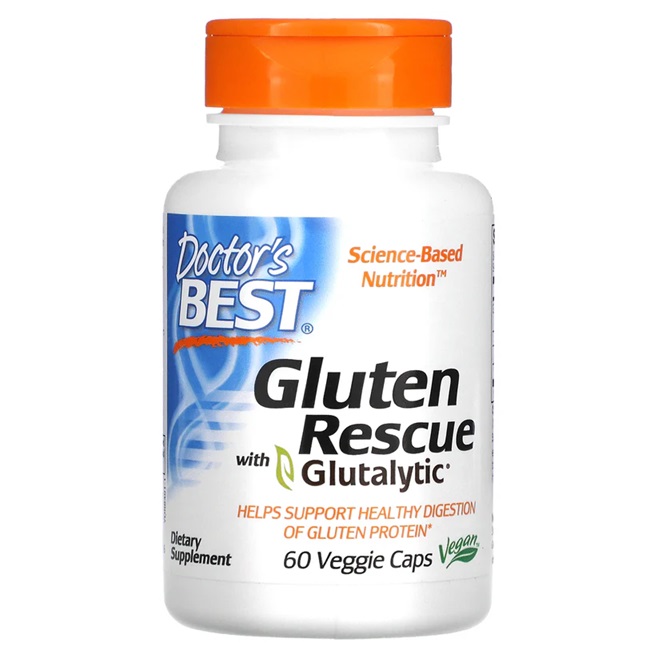 Doctor's Best - Gluten Rescue with Glutalytic - 60 vcaps