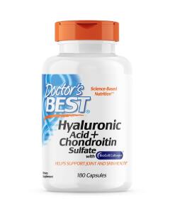 Doctor's Best - Hyaluronic Acid + Chondroitin Sulfate with BioCell Collagen - 180 caps