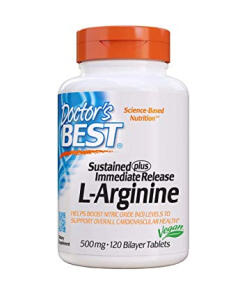 Doctor's Best - L-Arginine - Sustained + Immediate Release