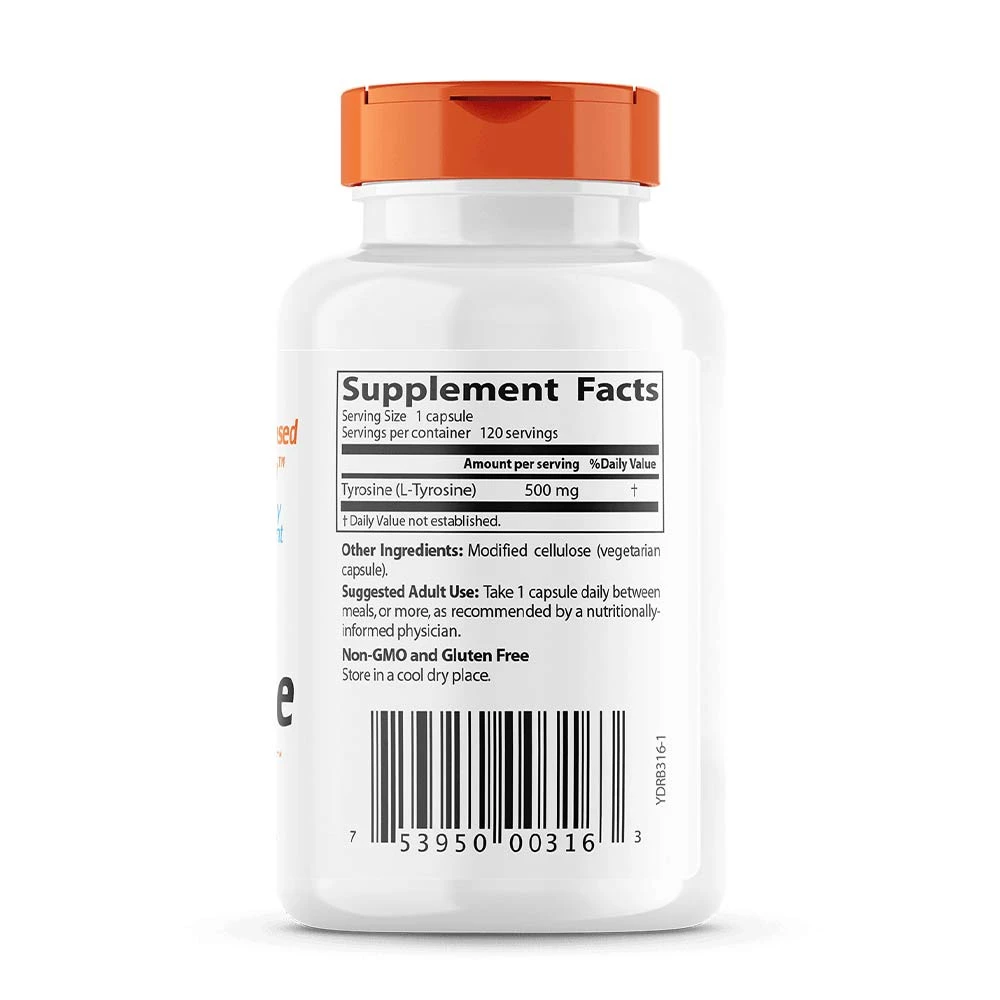 Best L-Tyrosine, 500mg - 120 vcaps – Image 4