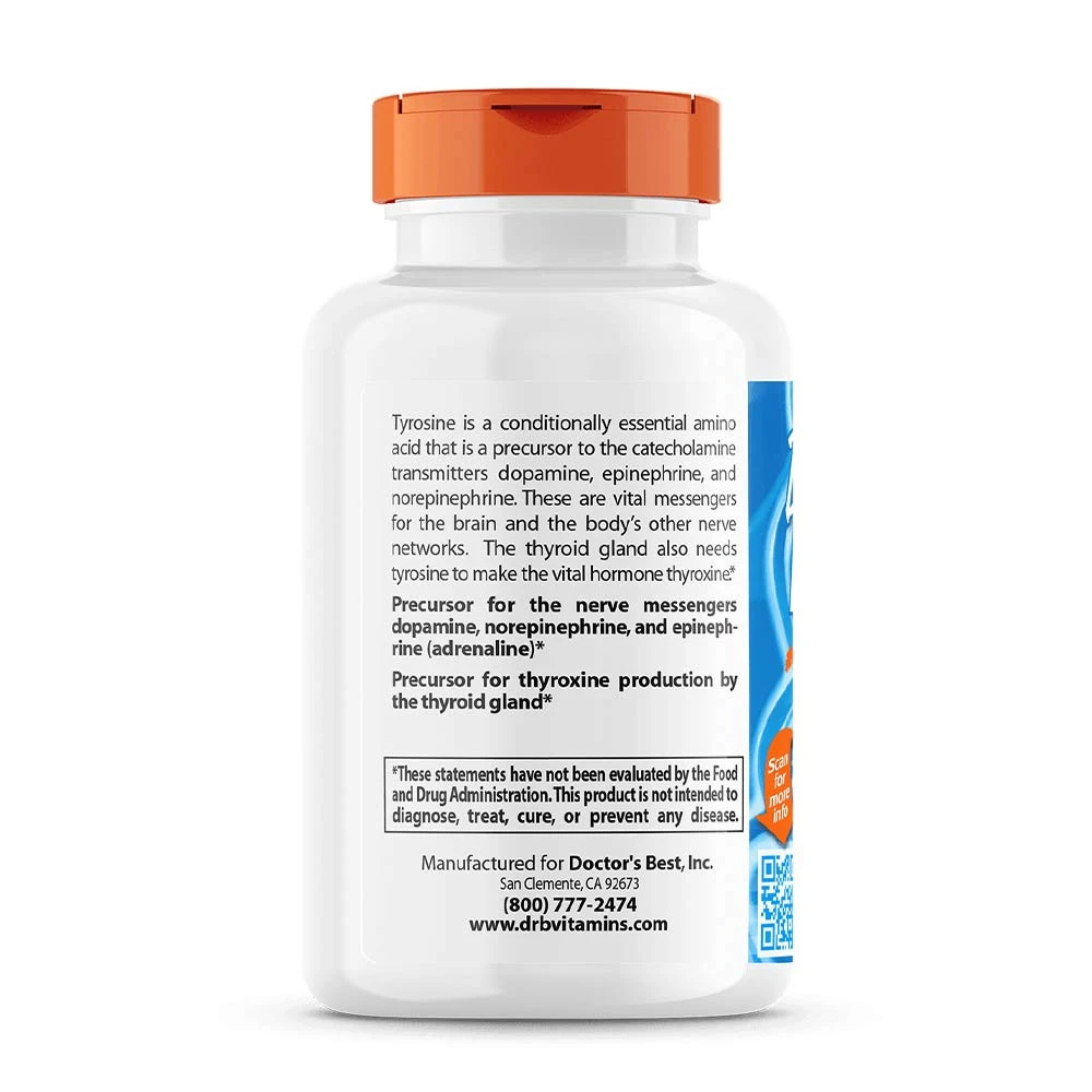 Best L-Tyrosine, 500mg - 120 vcaps – Image 5
