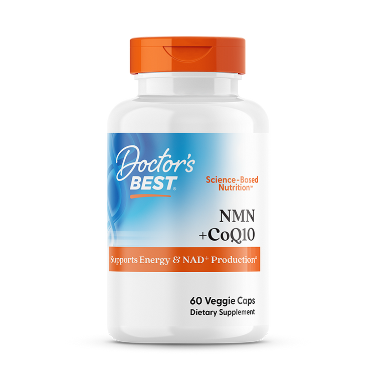 Doctor's Best - NMN + CoQ10 - 60 veganske kapsler