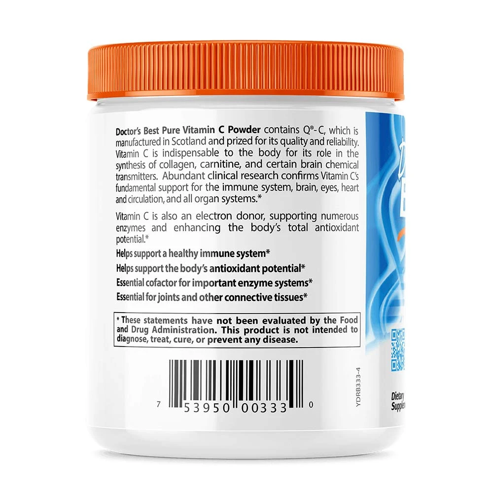 Vitamine C pure en poudre avec Quali-C - 250g – Image 5