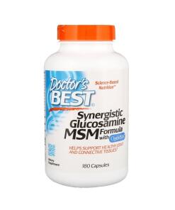 Doctor's Best - Synergistic Glucosamine MSM Formula with OptiMSM - 180 caps