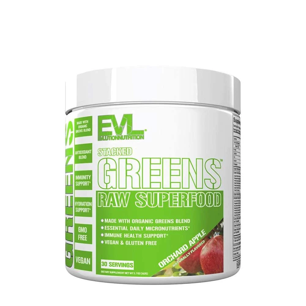EVLution Nutrition - Evlution Nutrition - Stacked Greens (30 Servings