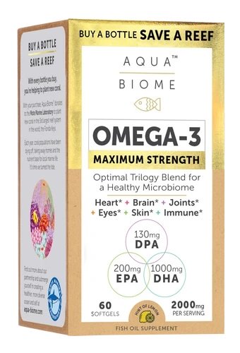 Enzymedica - Aqua Biome Omega-3 Maksimal Styrke