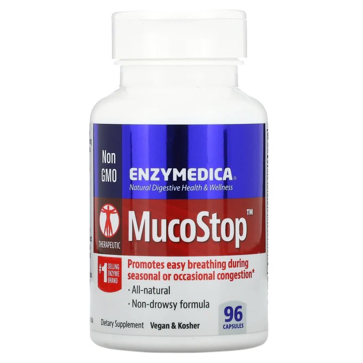 Enzymedica - MucoStop - 96 kapsler
