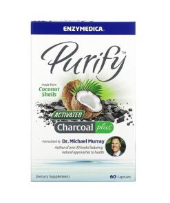 Enzymedica - Ren Aktivt Kul Plus - 60 kapsler