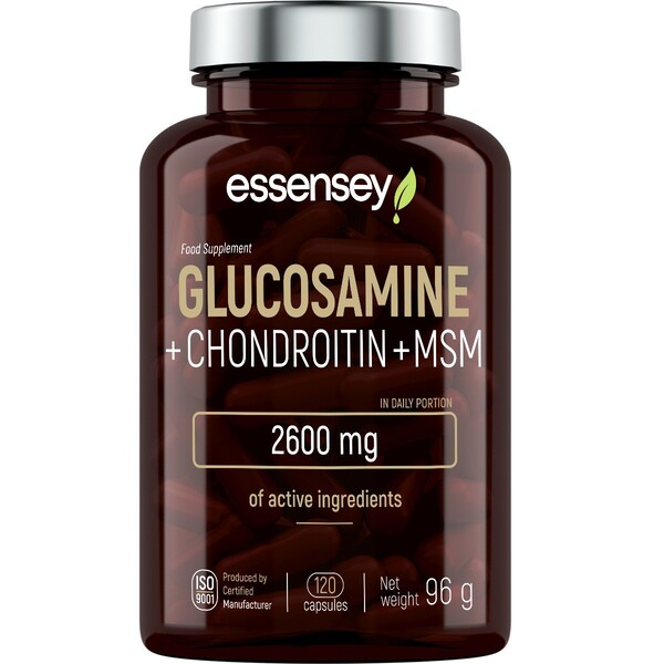 Essensey - Glucosamine + Chondroitin + MSM - 120 caps