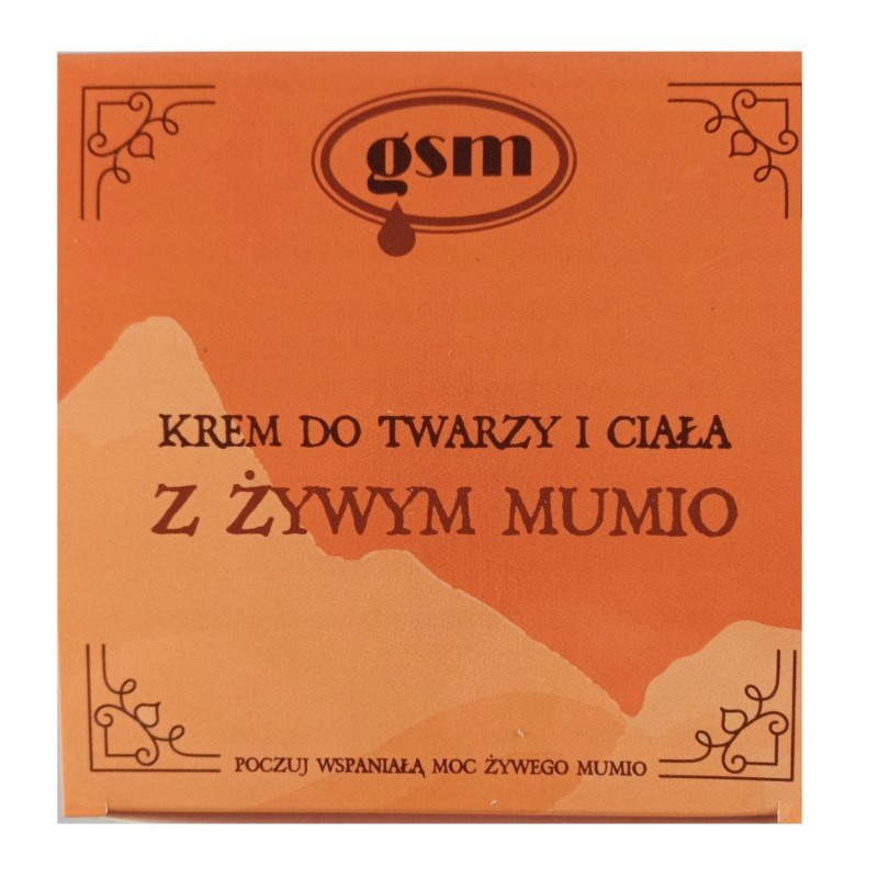 GSM - GSM Mumio Face and Body Cream with Living Mumio (200 ml / 6.8 fl.oz)