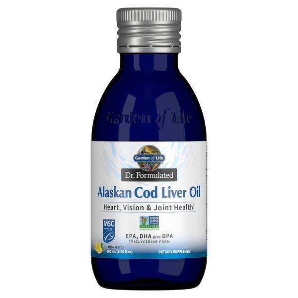 Garden of Life - Dr. Formulated Torskeleverolie fra Alaska med Citronsmag - 200 ml