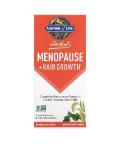 Garden of Life - Herbals Menopause + Hair Growth - 30 vegan softgels
