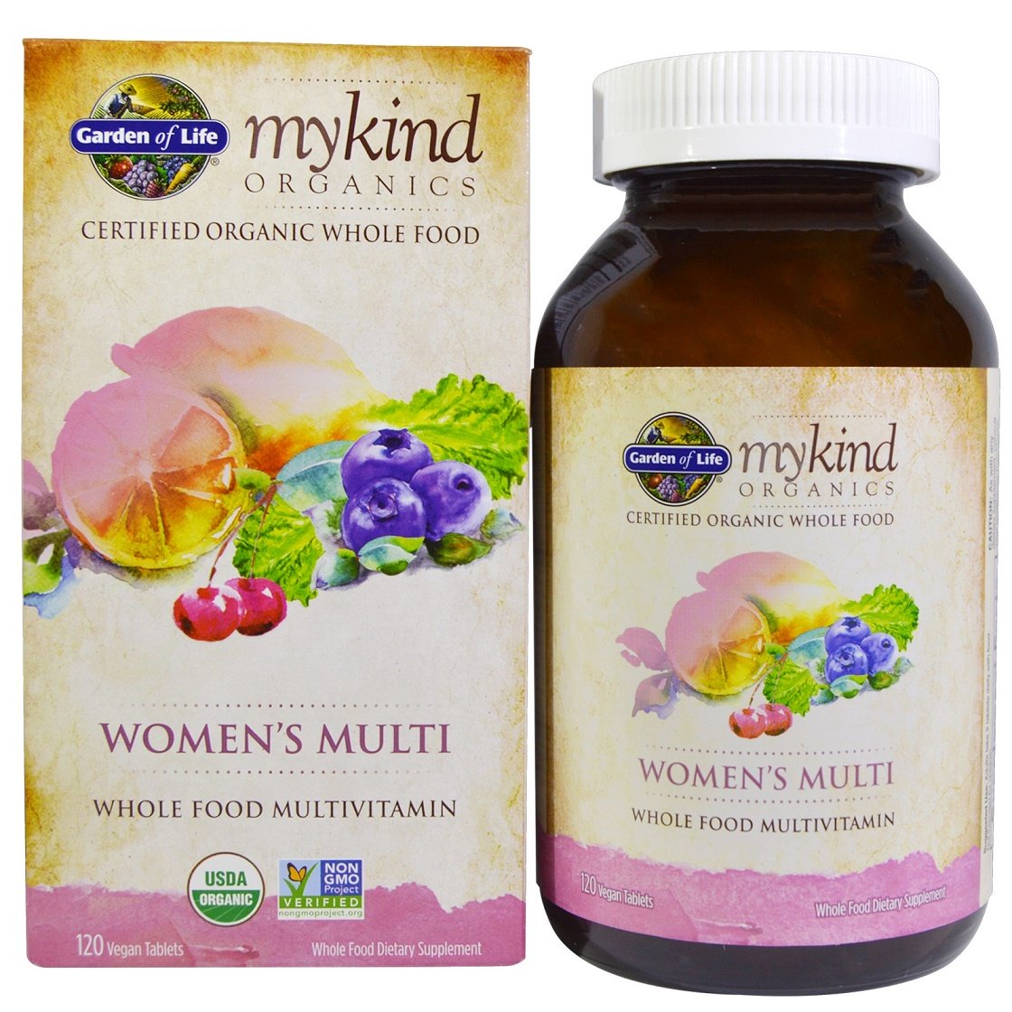 Garden of Life - Mykind Organics Dame Multi - 120 veganske tabletter