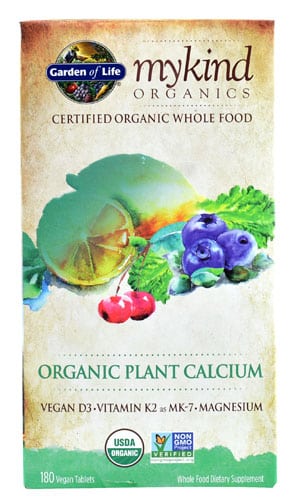 Garden of Life - Mykind Organics Plant Calcium - 180 vcaps