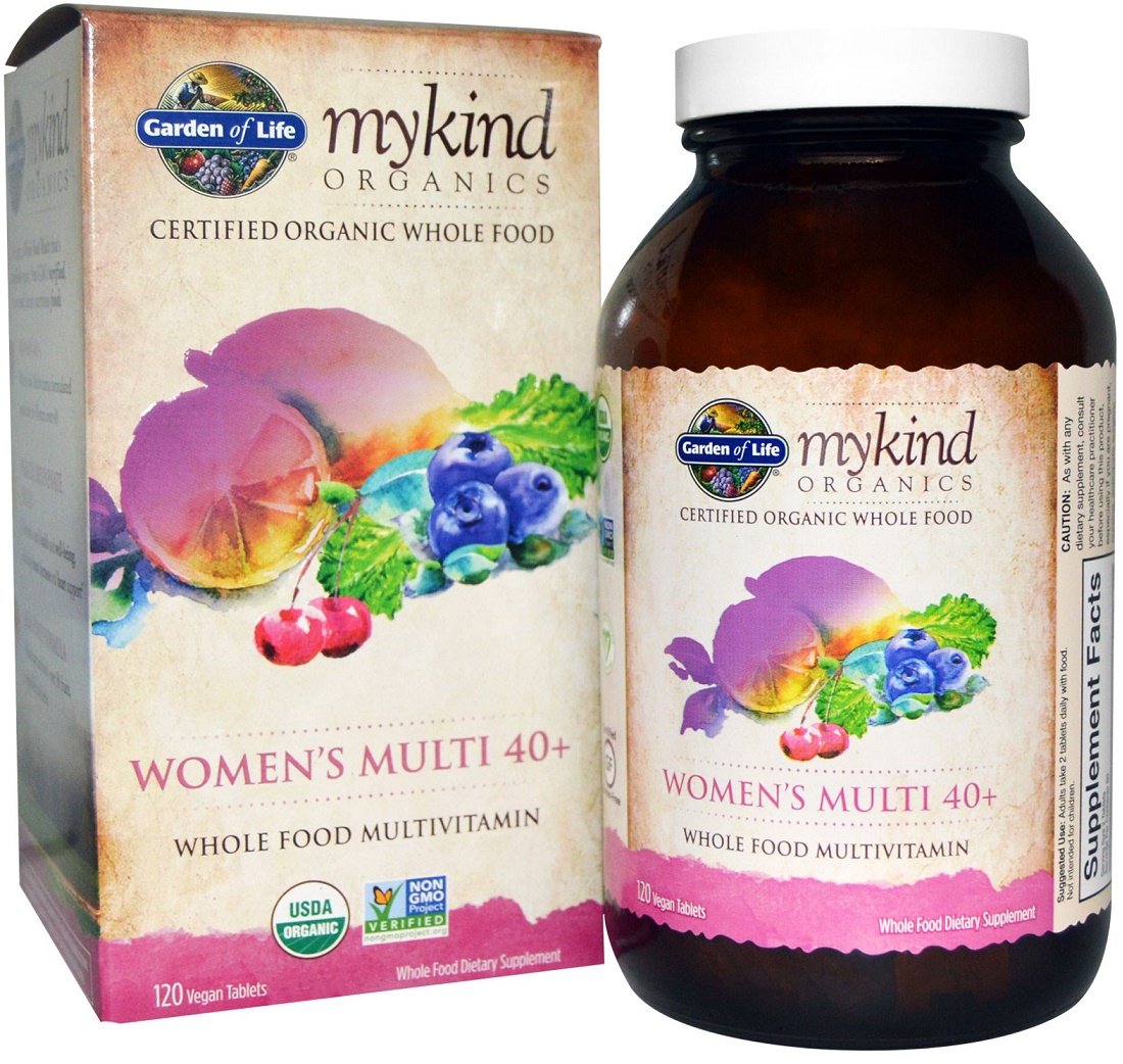 Garden of Life - Mykind Women's Multi 40+ - 120 vegan tablets