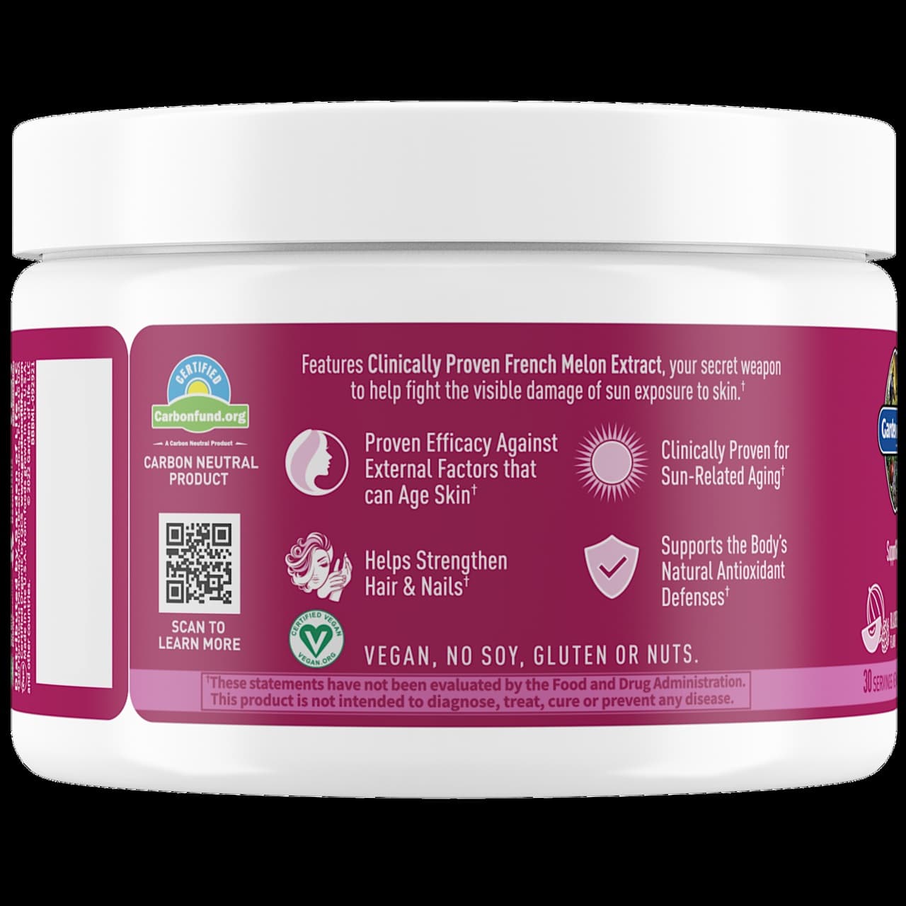 Poudre de betterave beauté, melon mûre - 105g – Image 3