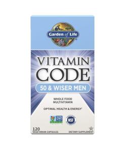 Garden of Life - Vitamin Code 50 & Wiser Men - 120 vcaps