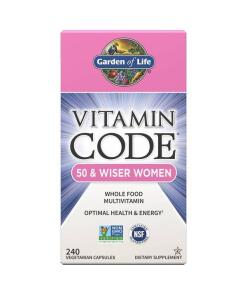 Garden of Life - Vitamin Code 50 & Wiser Women - 240 vcaps
