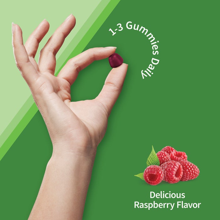 Gummies de calcium et magnésium Vitamin Code, saveur framboise - 60 gummies – Image 3