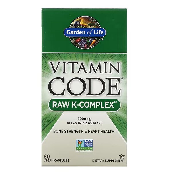 Garden of Life - Vitamin Code Raw K-Complex - 60 vegan caps