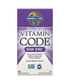 Garden of Life - Vitamin Code Raw Zinc - 60 vegan caps