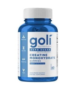 Goli Nutrition - GOLI NUTRITION Creatine Monohydrate Zero Sugar (60 gummies)