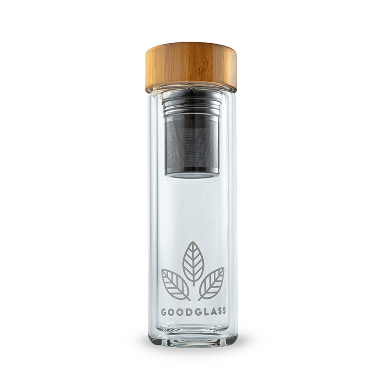 GoodWays - GoodWays - Water Bottle GoodGlass Thermo (Vitalvibe Edition)
