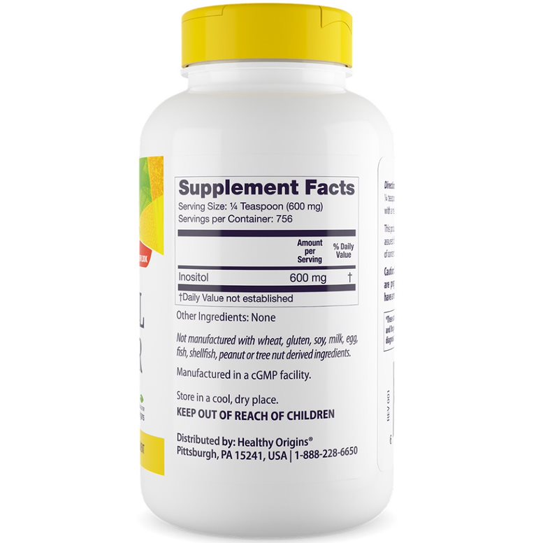 Poudre d'Inositol Healthy Origins 454g – Image 3