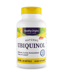 Healthy Origins - Healthy Origins Natural Ubiquinol 300mg 60 softgels