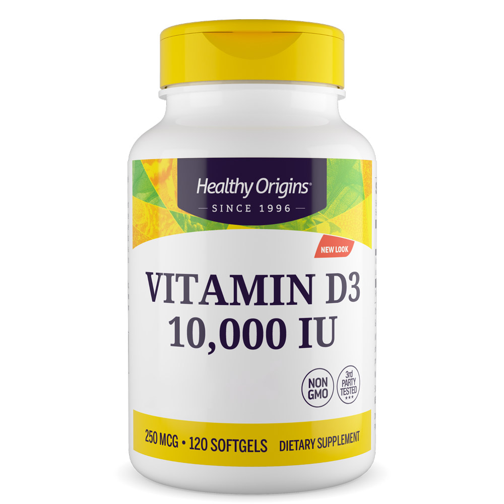 Healthy Origins - Healthy Origins Vitamin D3 Depot 10 000 IU 120 soft capsules