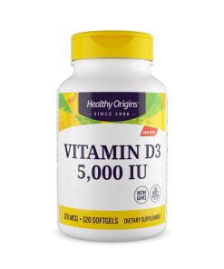 Healthy Origins - Healthy Origins Vitamin D3 Depot 5 000 IU 120 soft capsules