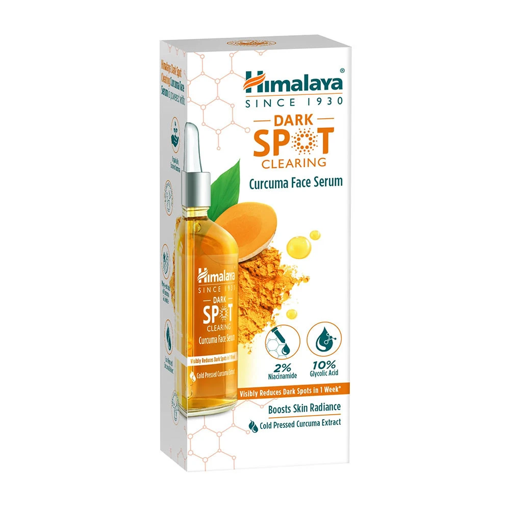 Sérum visage anti-taches Himalaya au Curcuma (30 ml) – Image 9