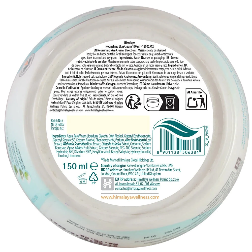 Crème nourrissante pour la peau - 150 ml – Image 2