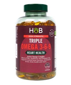 Holland & Barrett - High Strength Triple Omega 3-6-9 - 120 caps
