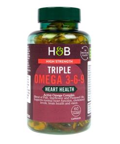 Holland & Barrett - High Strength Triple Omega 3-6-9 - 60 caps