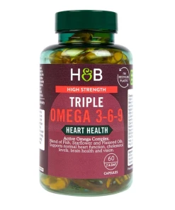 Holland & Barrett - High Strength Triple Omega 3-6-9 - 60 caps