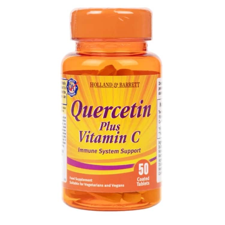 Holland & Barrett - quercetin plus c-vitamin - 50 kapsler