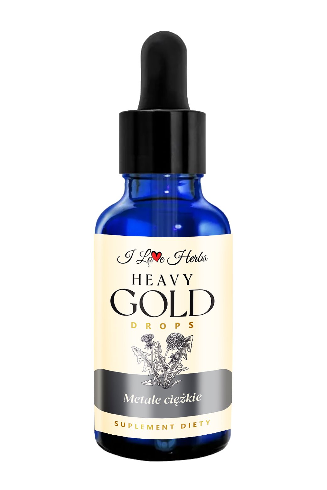 I Love Herbs - I LOVE HERRBS - HEAVY Gold Drops METALE CIĘŻKIE (50 ml)