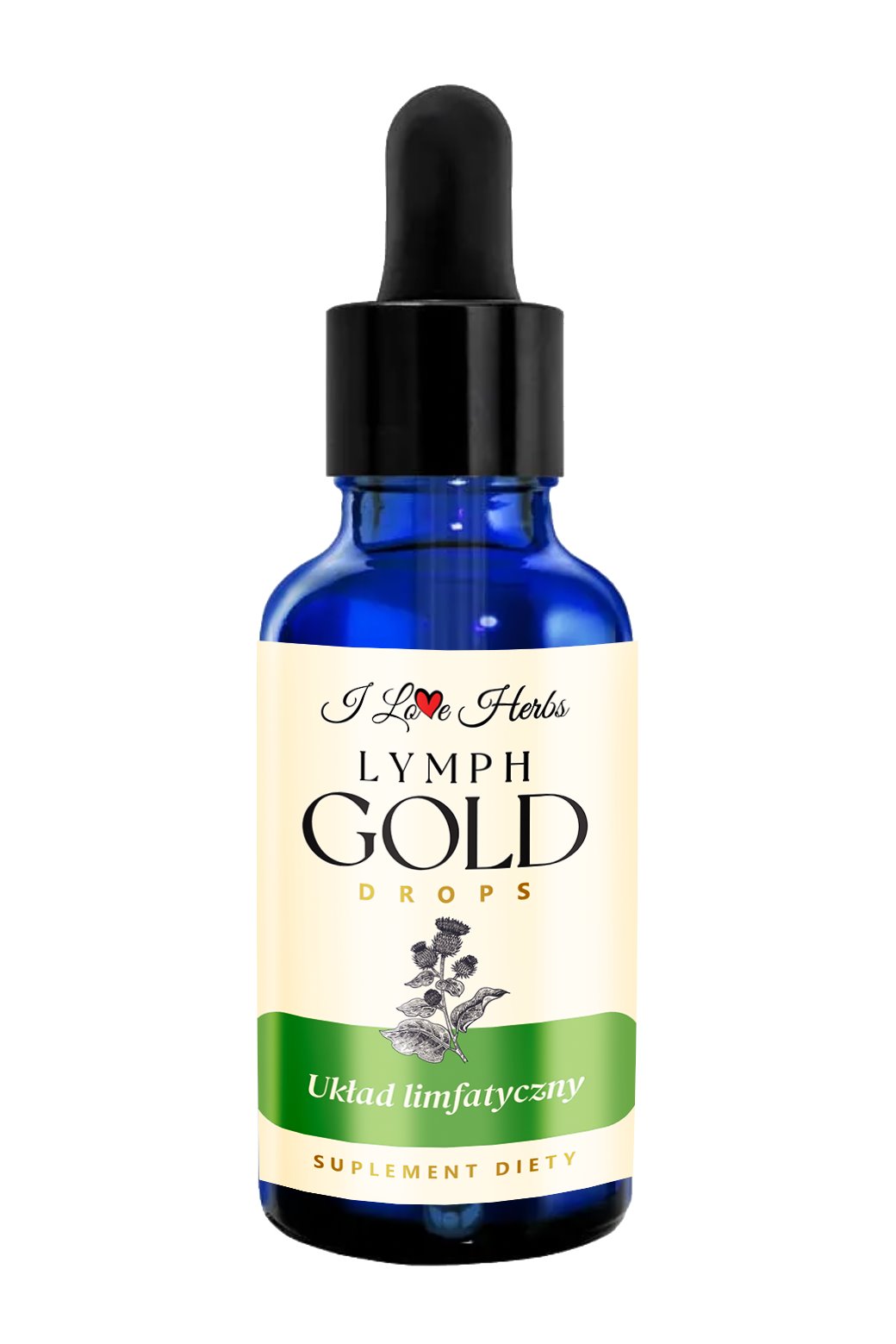 I Love Herbs - I LOVE HERRBS - LYMPH Gold Drops UKŁAD LIMFATYCZNY (50 ml)
