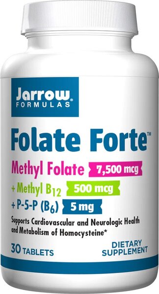 Jarrow Formulas - Folat Forte - 30 tabletter